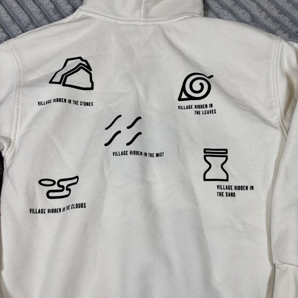Naruto Hoodie Size 11-12 Youth Zara Pullover Hooded‎ Sweatshirt - Picture 8 of 15